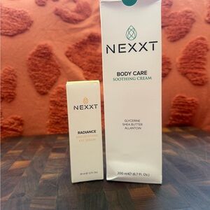 Nexxt Radiance Brightening Eye Serum and Soothing Cream Set